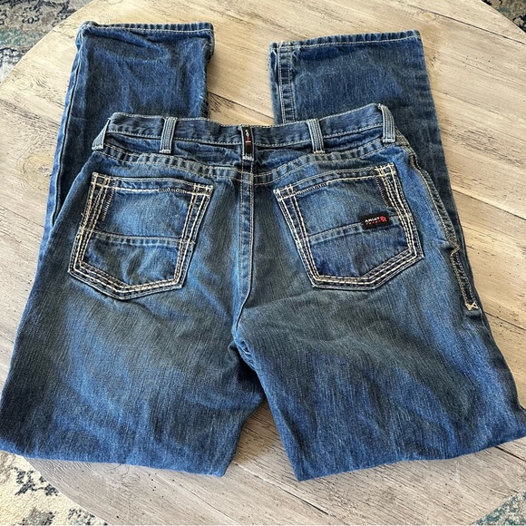 Ariat M4 Relaxed Bootcut Jeans in Indigo - Picture 3 of 3